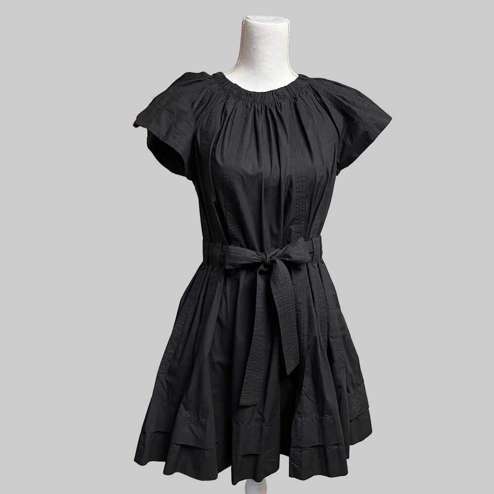 Ulla Johnson black cotton Mae dress, size 0, NEW WITH TAGS!